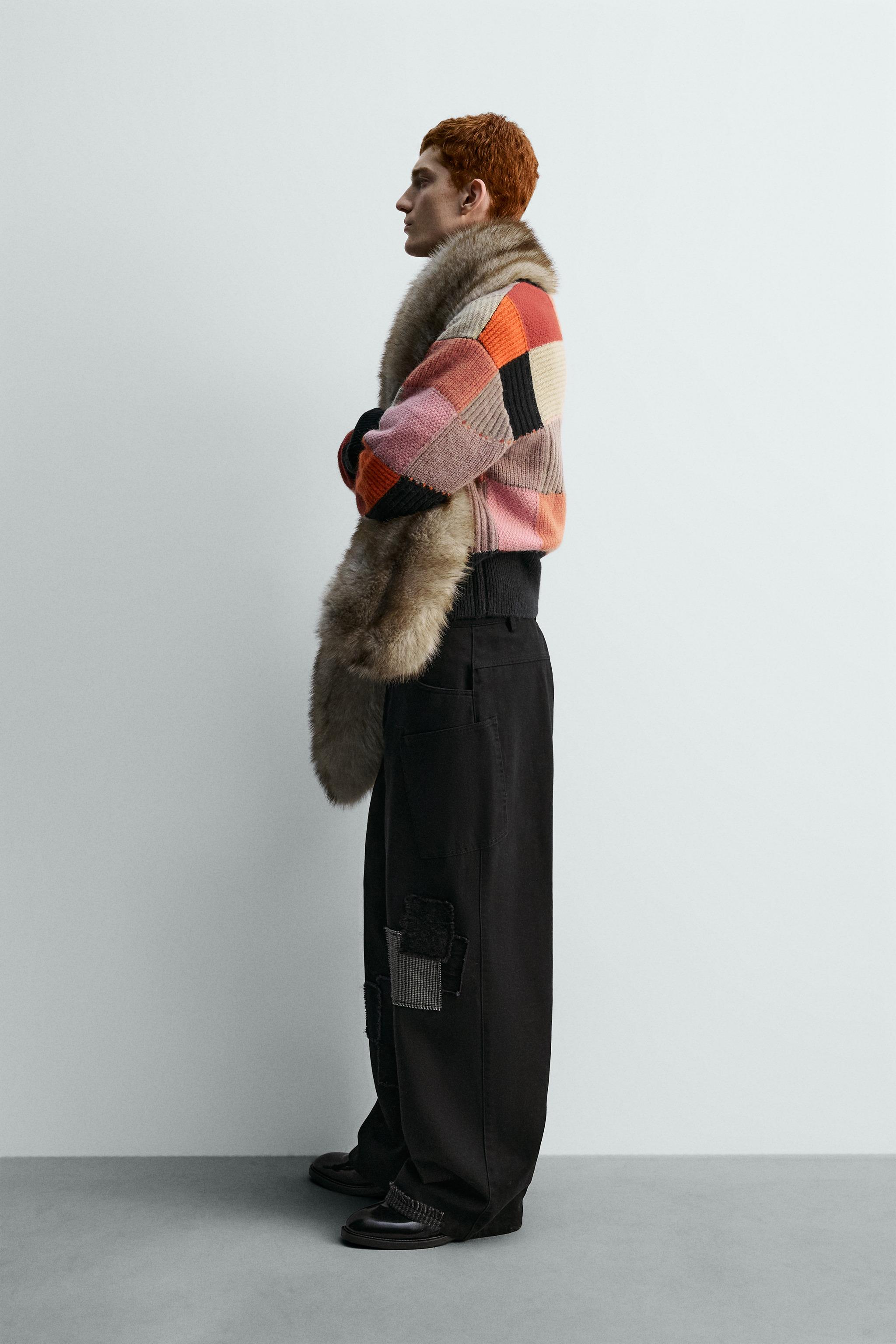 PATCHWORK JUMPER HARRY LAMBERT FOR ZARA X DISNEY